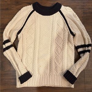 LL Bean Signature Fisherman sweater sz medium